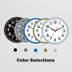 AKCISOT Wall Clock, Modern Small Wall Clocks Battery Operated 10 Inch, Silent - Image 3