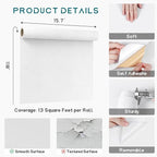 VEELIKE Self Adhesive Velvet Flocking Liner White Felt Drawer Liner - Image 8