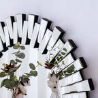 Chende Modern Decorative Round Mirror, - Image 4