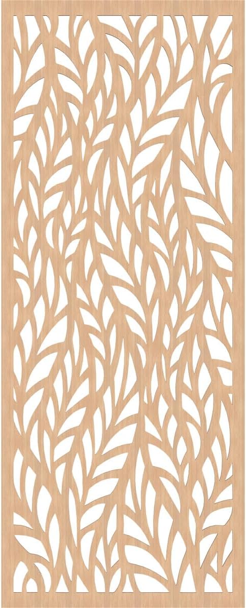25 3/8"W x 64 3/8"H x 1/4"T Ortonville Decorative Fretwork Wood Wall Panels - Image 2