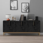 Erfoni Black Peel and Stick Wallpaper Black Floral Embossed Contact Paper - Image 9