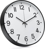 Wall Clock Modern Simple Quartz Decorative Clock Non-Ticking Silent Battery - Image 3