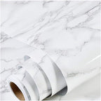 practicalWs Peel and Stick Marble Wallpaper 15.7'' x 236.2'' Marble Contact by practicalWs