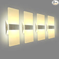 KICAAO Modern Wall Sconces, Led Wall Light 10w, Wall Sconce Up Downlight by KICAAO