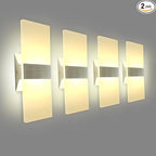 KICAAO Modern Wall Sconces, Led Wall Light 10w, Wall Sconce Up Downlight by KICAAO