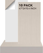 10Pack Large Acoustic Panels, Self-Adhesive Sound Dampening Wall Panels by Lakexus