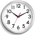 DAXSMY Wall Clock Small Analog 8 Inch Silent Non Ticking Battery Operated by DAXSMY