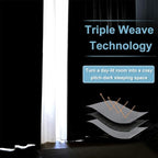 RYB HOME Sliver Grey Blackout Curtains - Image 5