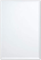 Better Bevel Frameless Rectangle Mirror, 16-in x 24-in Bathroom Wall Mirror by Better+Bevel