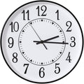 Wall Clock Modern Non-Ticking Battery Operated Silent Wall Clocks Simple Style by BAKBRAND