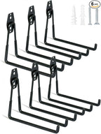 WMK 7.3'' Heavy Duty Garage Hooks, 6 Pack Wall Mount Garage Storage Hooks by WMK