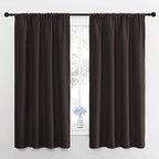 NICETOWN Window Curtains for Bedroom, Toffee Brown, 2 Panels, W42 x L48 -Inch by NICETOWN