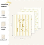 LARTSFRO Coquette Yellow Bow Jesus Wall Art Decor Posters, Butter Yellow Bow - Image 2