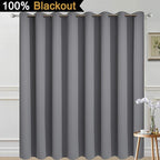Yakamok 100% Blackout Thermal Insulated Grommet Curtains, Noise Reducing - Image 2