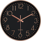 Wall Clock, Silent Wall Clocks Battery Operated 10 Inch- Modern Non Ticking by MABPEDO