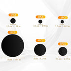 Shappy 32 Pcs Acrylic Mirror Wall Stickers Removable Round Wall Decal Circle - Image 2