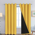 Yakamok 100% Blackout Curtains Energy Saving Thermal Insulated 2 Thick Layers by Yakamok