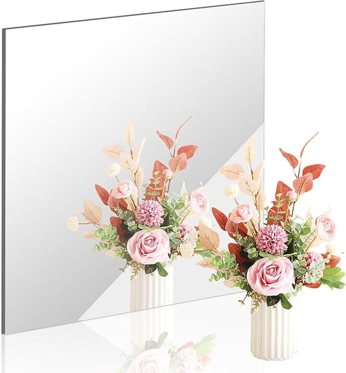 20x20 in Acrylic Mirror Sheet for Wall, 2.5mm Thick Unbreakable Non Glass Body by DARENYI
