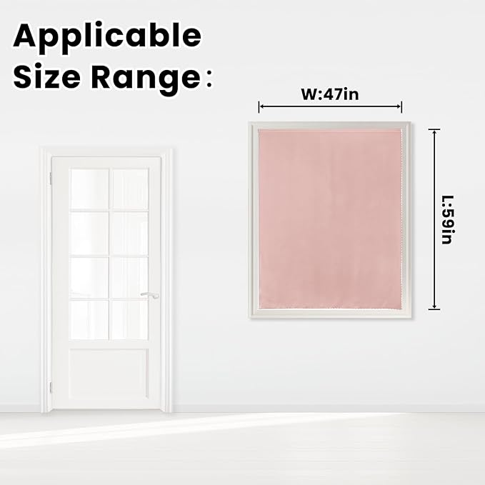 Self Adhesive Blackout Curtains- Stick on Curtains Shades Window Blinds - Image 7