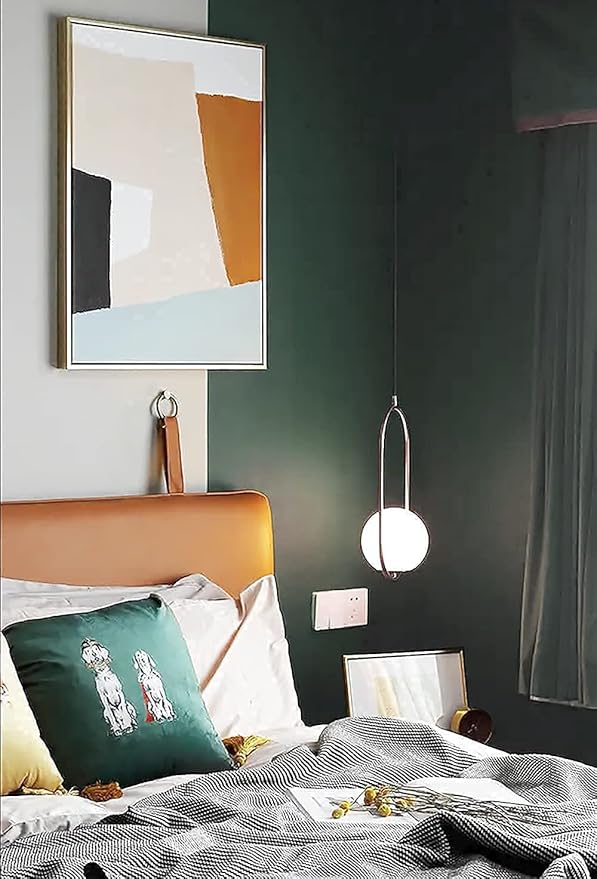 Dimoon 590''x23.6'' Green Peel and Stick Wallpaper Contact Paper Modern Self - Image 7