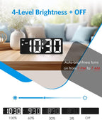 AMIR Digital Alarm Clock, LED Clock - Image 4