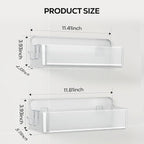 Nieifi Adhesive Wall Shelf, Shower Shelves, Shower Organizer - Image 2