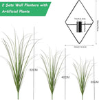 Hanging Planters with Artificial Plants - Image 7