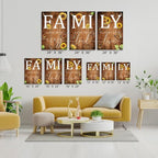 GUBIYU Farmhouse Family Wall Art Set of 3, Rustic Family Wall Decor - Image 6