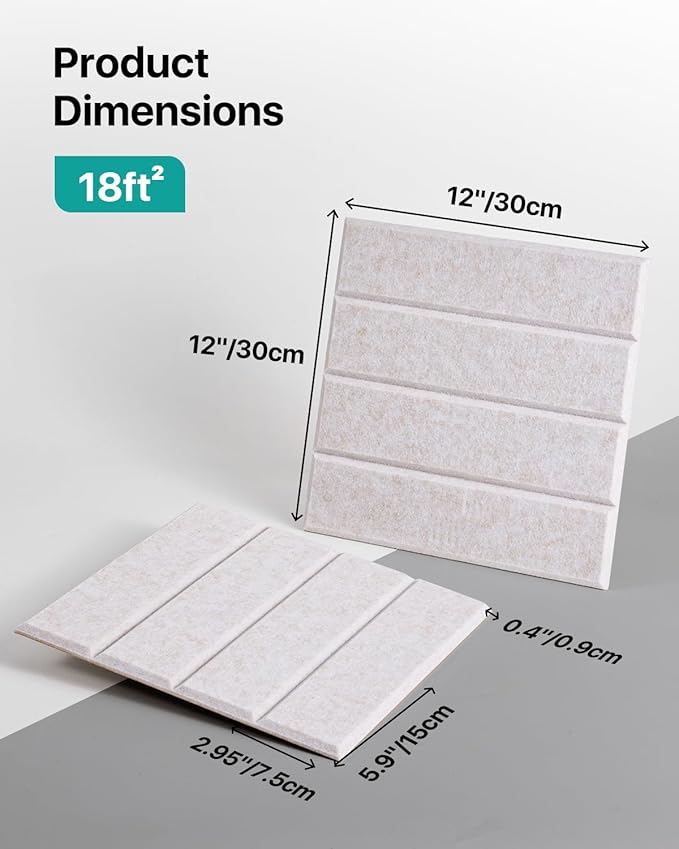 18 Pack Sound Proof Foam Panels - Image 5
