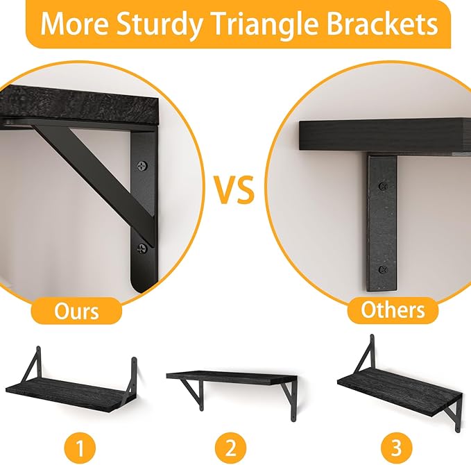 YGEOMER Wall Shelves, Home Decor - Image 4