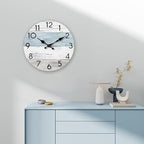 KECYET Wall Clock Silent Non-Ticking Wooden Clocks Battery Operated 16 Inch - Image 4