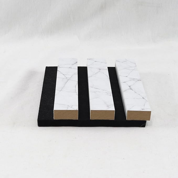 Wood Slat Acoustic Panels, 4.7"x5.9" 3D Wall Panels, Modern Fluted Sound - Image 4