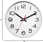 NUOVO Wall Clock Number Quartz Large Decorative Wall Clock Quiet Wall Clocks - Image 6