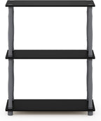 Furinno Turn-N-Tube 3-Tier Compact Multipurpose Shelf Display Rack - Image 6