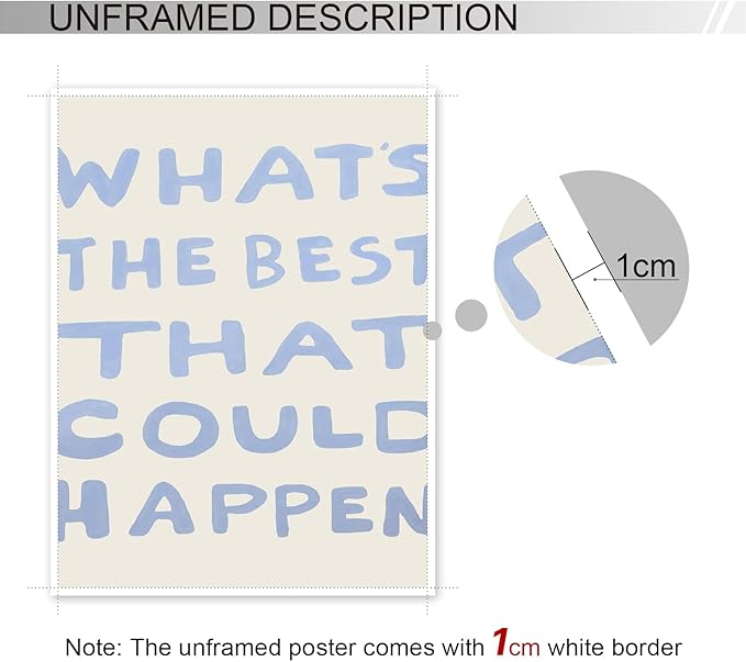 Yaasilinage Daily Reminder Positive Canvas Wall Art, Positive Affirmations Wall - Image 3