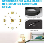 3D DIY Luminous Dial Acrylic Frameless Silent Wall Clock - Image 6
