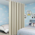 BONZER Room Divider Blackout Curtain Wide Room Darkening Total Privacy Wall - Image 5