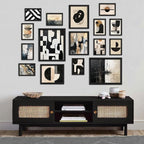 ANERZA 16 PCS Framed Black and White Abstract Wall Art Decor, Minimalist Wall - Image 6