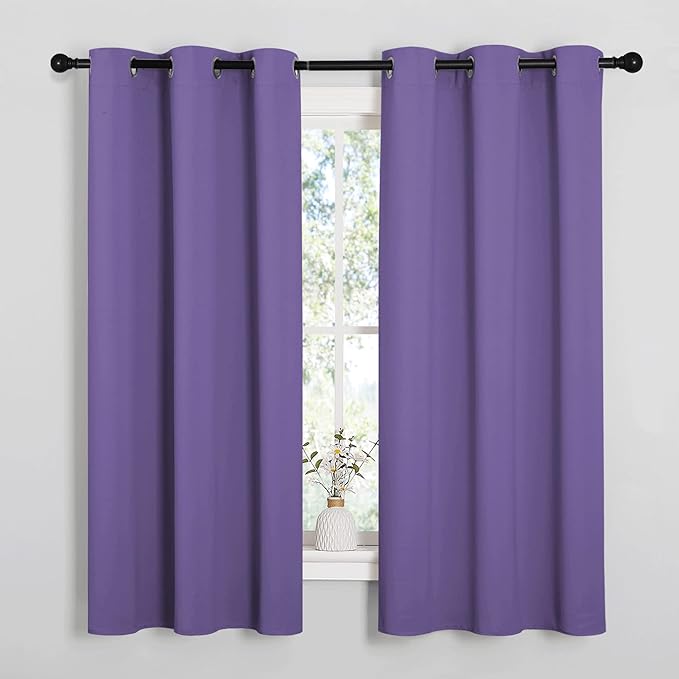 NICETOWN Bedroom Curtain Panels Blackout Draperies, Thermal Insulated Solid by NICETOWN