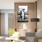Trendy Black and White Posters Funny Woman Drinking Wine in Bathtub Wall Art - Image 6