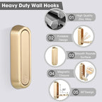Dntorx Folding Wall Hooks - Image 3