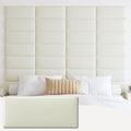 IFNOW Wall Mounted Upholstered Headboard Queen, 3D Peel and Stick Soundproof by IFNOW