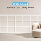 Art3d Precut Board and Batten Wainscoting Panel Kit Covers 10Ft. - Image 2