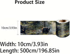 Forest Bear Wallpaper Border 196x4 Inch Peel and Stick Wall Border Self - Image 4