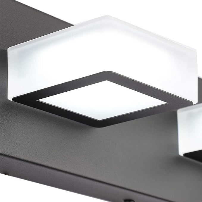 Ralbay 46inch Matte Black Vanity Lights 7 Lights Dimmable 5 Color Temperature - Image 7