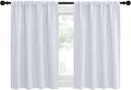 NICETOWN Greyish White Window Curtain Panels - Image 2