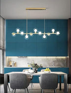 Dimoon 236''x17.7'' Blue Peel and Stick Wallpaper Contact Paper Modern Self - Image 6