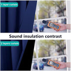 NICETOWN Total Shade Curtains and Draperies, Royal Blue, Package of 2, 62 - Image 4