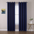 ChrisDowa Blackout Curtains 80 Inches Long 2 Panels Set by ChrisDowa