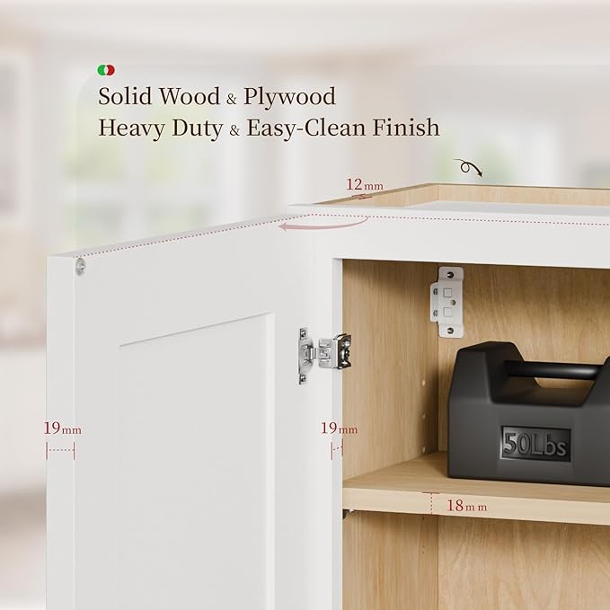 Kisart Laundry Room Cabinets Wall Mounted - Image 6